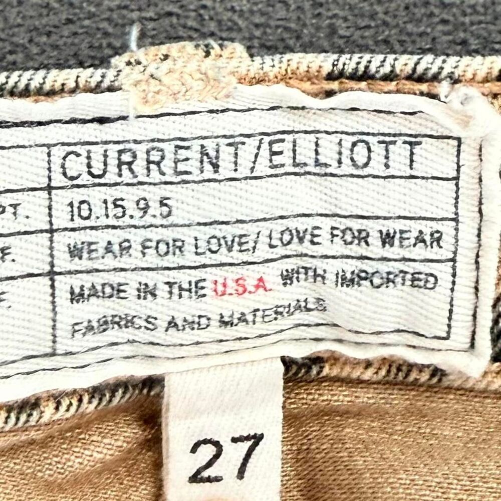 Current-elliott Women's leopard Jeans size 27 - Picture 3 of 8
